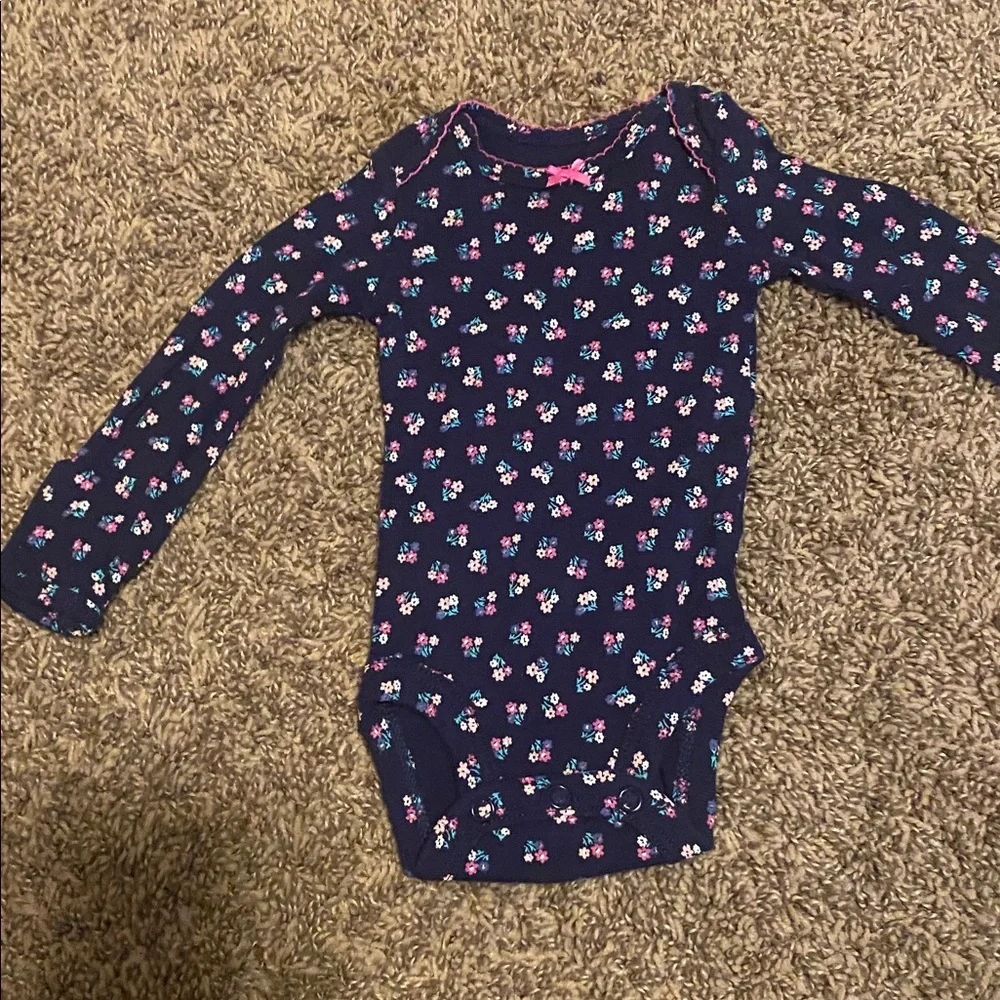 Baby Girl Long Sleeve Onesie Bundle Newborn 5 Pieces
